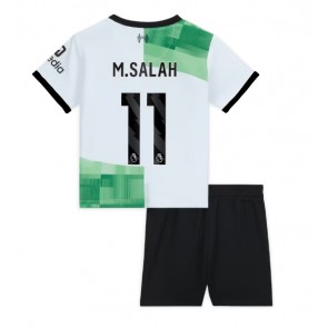 Liverpool Mohamed Salah #11 Replika Babytøj Udebanesæt Børn 2023-24 Kortærmet (+ Korte bukser)